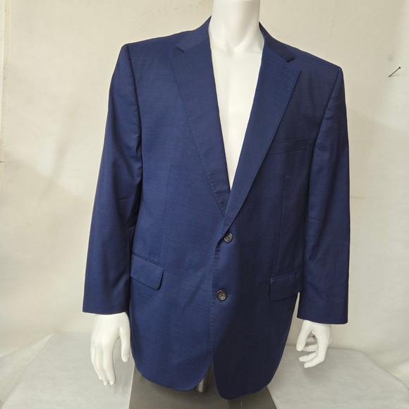 CREMIEUX Performance Nantes Blazer Men 50R Navy Wool Silk Loro Piano Suit Jacket
